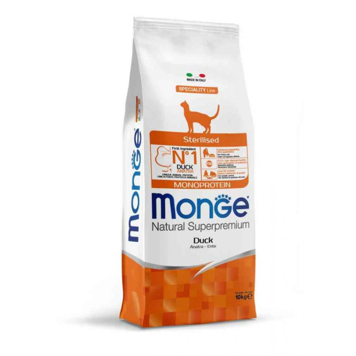 Monge Natural Superpremium Sterilised Anatra 10 kg Monge Natural Superpremium Sterilised Anatra 10 kg